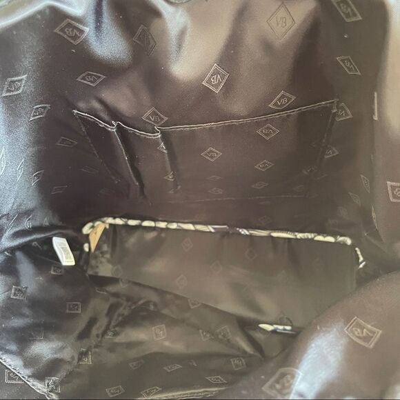 Vera Bradley Signature Iconic Tote Bag In Snow Lotus New Without Tags - Picture 13 of 15